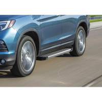 Пороги на автомобиль Rival Bmw-Style круг для Honda Pilot III 2016-2019 г.в., 180 см, 2 шт., алюминий D180AL.2105.1