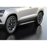 Пороги на авто Rival Bmw-Style Skoda Karoq 2020-н.в./Volkswagen Taos 2021-н.в., 180 см D180AL.5103.1