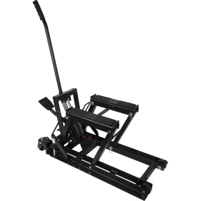 Подкатной гидравлический мотодомкрат WIEDERKRAFT 700 кг, 430 мм WDK-86101