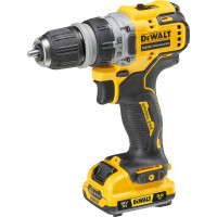 Дрель-шуруповерт Dewalt 12 В XR с набором из 4-х насадок DCD703L2T-QW