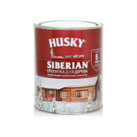 Декоративная пропитка-антисептик HUSKY SIBERIAN для дерева полуматовая палисандр 0,9 л 28831