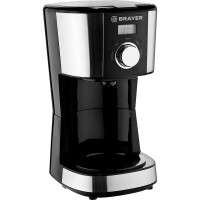 Кофеварка BRAYER 900 Вт, 1.5 л, таймер, LCD-дисп, противокапельная система BR1122