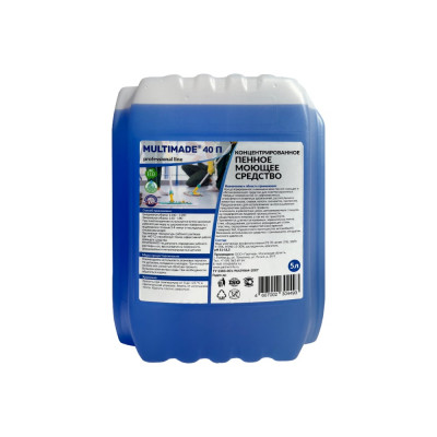 Щелочное пенное моющее и обезжиривающее средство, Мультимэйд 40П 5 л 4607002304493