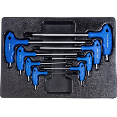 Набор L-образных ключей KING TONY Torx, ложемент, 8 предметов 9-22308TR