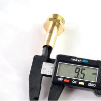 Наконечник латунный НР 1/2" - елочка 12 мм + хомут Профитт 4823464