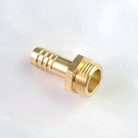 Наконечник латунный НР 1/2" - елочка 12 мм + хомут Профитт 4823464