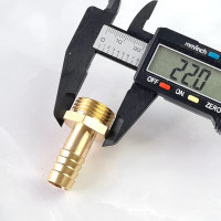 Наконечник латунный НР 1/2" - елочка 12 мм + хомут Профитт 4823464