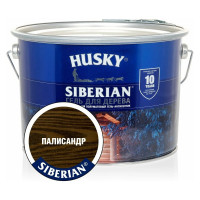 Гель-антисептик для дерева HUSKY SIBERIAN полуматовый палисандр 9 л 25305