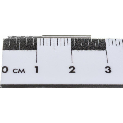Сверло с утолщенным ц/х 0.71 мм, хв-к 1.2 мм, L=25 мм, l=10 мм, l1=8 мм, длинная серия, Р6М5 2309-0893 ИНСТУЛС 00001261592