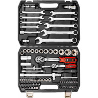 Набор инструментов Forcekraft 82 пр. 1/2", 1/4" 6гр., 4-32 мм Profi 16212 FK-4821-5(16212)
