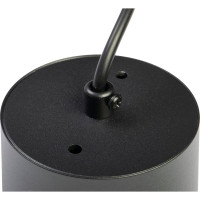 Подвесной светильник Ritter Arton цилиндр, провод 1м, 80x100, GU10, алюминий, черный 59983 8