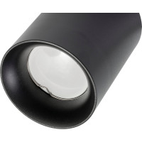 Подвесной светильник Ritter Arton цилиндр, провод 1м, 80x100, GU10, алюминий, черный 59983 8