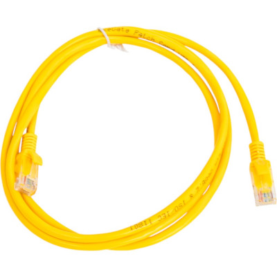 Патч-корд ExeGate UTP-RJ45-RJ45-5e-1,5M-YL, UTP, cat.5e, 1.5м, желтый 258668