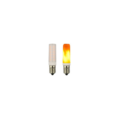 Филаментная лампа Ecola T25 LED Micro 1,0W E14 Flame имитация пламени 64x16 mm B4TF10ELC