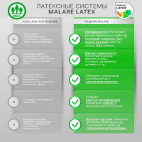 Краска акриловая MALARE Ceraflex для плитки, светло-серый, матовый, 10 кг ККРФЛКСАСВСМ1000