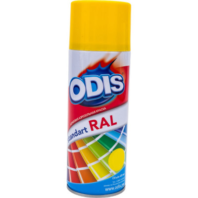 Краска-спрей ODIS standart RAL рапсово-желтый 1021ral