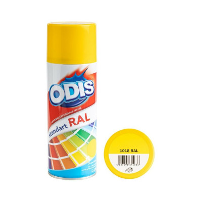Краска-спрей ODIS standart RAL цинково-желтый 1018ral