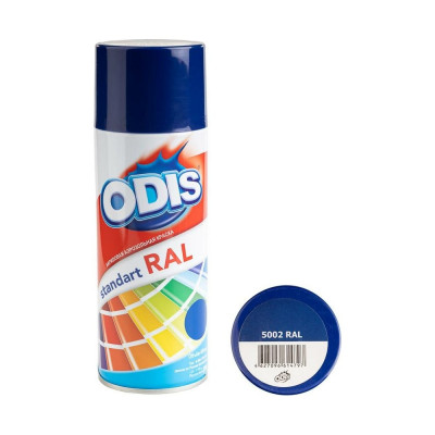 Краска-спрей ODIS standart RAL ультрамариново-синий 5002ral