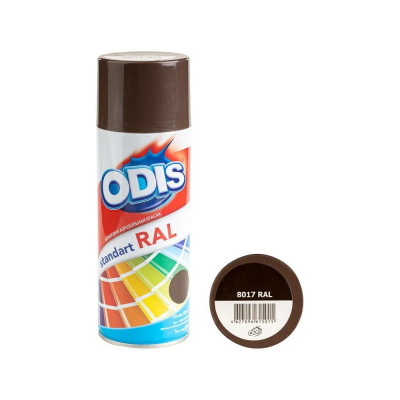 Краска-спрей ODIS standart RAL шоколадно-коричневый 8017ral