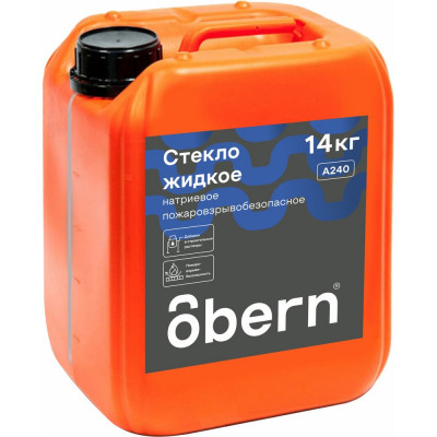 Жидкое стекло Obern 14 кг 13486
