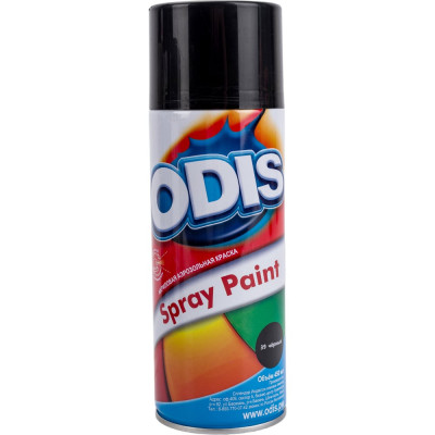 Краска-спрей ODIS черный 39