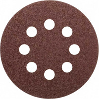 Круги абразивные шлифовальные перфорированные на ворсовой основе под липучку Profi 5 шт, 125 мм, Р1000 CUTOP 85-629