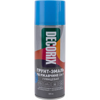 Аэрозольная грунт-эмаль по ржавчине 3 в 1 Decorix (синий; глянцевый; 520 мл) 0106-09 DX