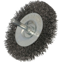 Щетка дисковая 40х10 мм, с хвостовиком, сталь FASTER TOOLS 3491