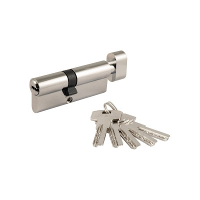 Цилиндровый механизм с вертушкой НОРА-М ЕСО Z ЛПВ-80 35-45в хром 18424