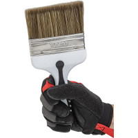 Кисть DECOR Black White для лака 100x15мм, темная щетина, 2К ручка 830-100 11607150