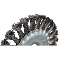 Кордщетка дисковая 125 мм, витая жесткая проволока для УШМ Bohrer 36500125