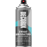 Аэрозольный грунт для пластика Decorix (матовый; серый; 520 мл) 0141-10 DX