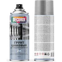 Аэрозольный грунт Decorix (антикоррозийный; цинковый; матовый; 520 мл) 0143-01 DX