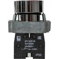 Кнопка EKF BA42 красная NC IP65 PROxima xb2-ba42-65