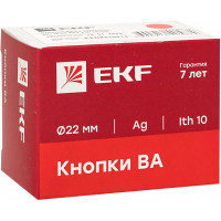 Кнопка EKF BA42 красная NC IP65 PROxima xb2-ba42-65