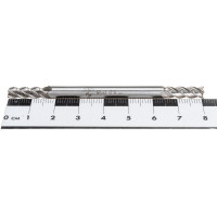 Набор фрез концевых 2-х сторонних по металлу из 6 шт, 4,5,6,8,10,12 мм, Z=4, Р18 CNIC 53666