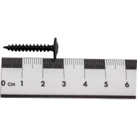 Саморез с прессшайбой КРЕП-КОМП острый, чёрный, фосфат, 4,2х25, 800 шт. пшоч25ф