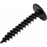 Саморез с прессшайбой КРЕП-КОМП острый, чёрный, фосфат, 4,2х25, 800 шт. пшоч25ф