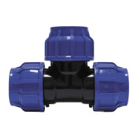 Тройник компрессионный TEBO ПНД 110x110x110 T-ПНД.Тр.0.110-110-110.CN