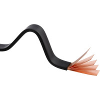 Шина TDM ELECTRIC медная гибкая изолированная ШМГ 5х(24x1), 2м, SQ0841-0004