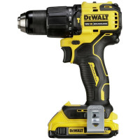 Ультракомпактная бесщёточная ударная дрель-шуруповерт DEWALT 18 В XR, БЗП патрон 13 мм, 2 батареи 5.0Ач DCD709P2T-QW