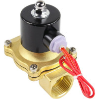 Клапан электромагнитный DN.ru VS2W-100V-NC Ду32 Ру10 двухходовой, латунь, VITON, 220В AC D130-01562