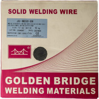 Проволока сварочная полированная JQ.MG50-6 N/ER70S-6 1.2 мм, 15 кг GOLDEN BRIDGE 101