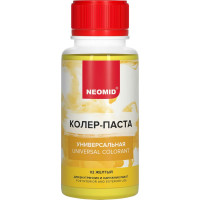 Колер-паста универсальная NEOMID Палитра №1 (02 желтый) 100 мл Н-КолПаста-02-жёл