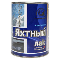 Лак яхтный глянцевый бесцветный Радугамалер 0,9 л 4650001275011