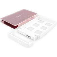Внешний корпус Gembird 2.5 розовое золото, USB 3.0, SATA, алюминий EE2-U3S-65