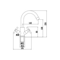 Смеситель для мойки Fmark FS8422H