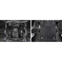 Защита КПП для Mitsubishi L200 2015-н.в., сталь 2 мм, крепеж в комплекте АвтоБроня 111.04047.2
