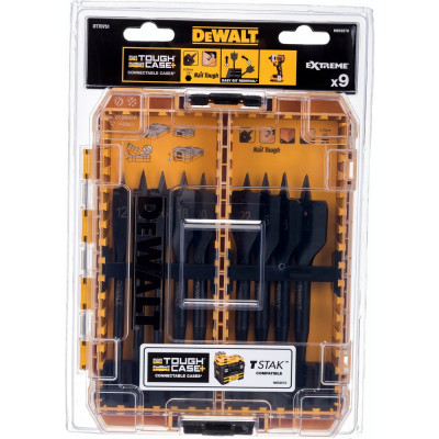 Набор сверл перьевых IMPACT (8 шт; 12-32 мм) DEWALT DT70751-QZ
