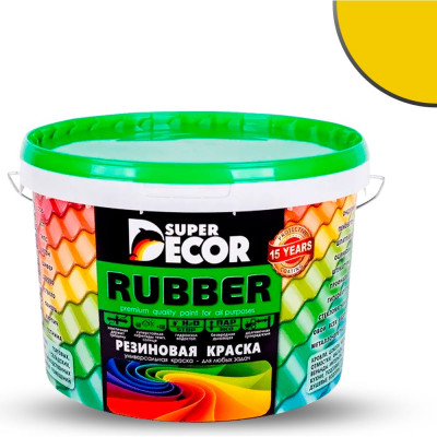 Резиновая краска SUPER DECOR №03 Спелая дыня, 12 кг 4630024700332